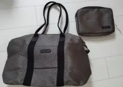 【美品】 軽量 ウンガロ 旅行用 トートバッグ ボストンバッグ
