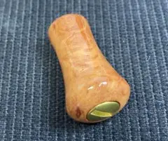 わたらせ樹脂工房製花梨瘤丸型ノブ　シマノ用