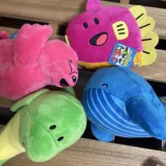 ギンビス　たべっこ水族館　全4種類　ぬいぐるみ