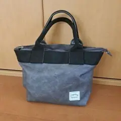 キャンバス トートバッグ グレー