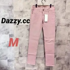 Dazzy.cc Mサイズ　新品タグ付き　ピンク スキニーパンツ シンプル