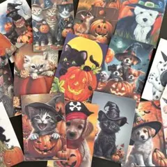 ①ミニカードとダイカット　ハロウィン☆