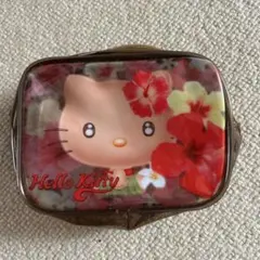 ハローキティ ガングロハイビスカスポーチ