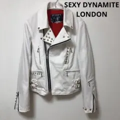 SEXY DYNAMITE LONDON　ダブルライダースジャケット 34 中古・古着通販】SEXY DYNAMITE LONDON (セクシーダイナマイト
