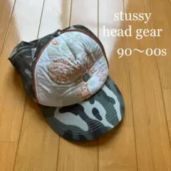 90〜00s Stussy head gear snapback Cap