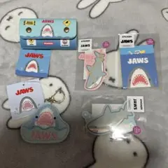 JAWS ジョーズ キーケース、キーホルダー、ステッカー3枚セット 新品未使用