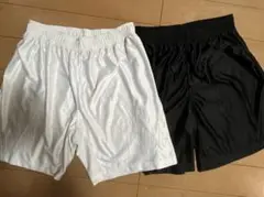 ハーフパンツ2枚セット（ホワイト・ブラック）