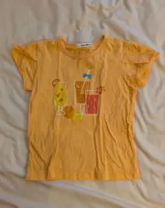 familiar オレンジ Tシャツ