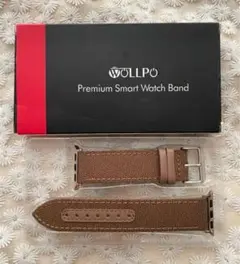 wollpo Apple Watch ベルト バンド キャメル アップルウォッチ