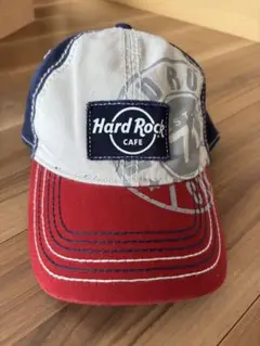【アメリカ限定】Hard Rock CAFE キャップ ハリウッド ネイビー 赤