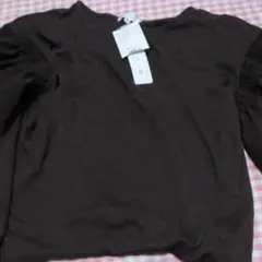 ブラウン新品未使用五分袖