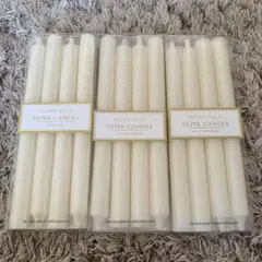 【新品】ロングキャンドル　テパーキャンドル　ホワイト　結婚式
