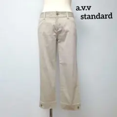 【アーヴェヴェ】 L カジュアルパンツ ボトムス チノパン アンクル丈