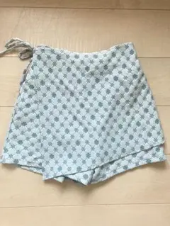 ほぼ新品未使用 巻きキュロットスカート