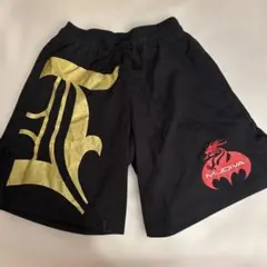 MJDIVA ゴールドロゴ ショートパンツ