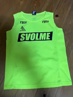 SVOLME 蛍光イエロー ノースリーブシャツ　150サイズ
