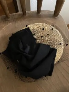 Tete サロンドシャポー　帽子　麦わら帽子　ヘッドドレス　ヘッドアクセサリー Tete サロンドシャポー帽子麦わら帽子ヘッドドレスヘッド