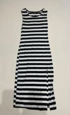 CULTURE TO CULTURE ノースリーブワンピース ストライプ