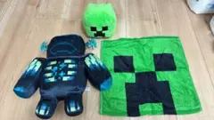 マイクラ　ぬいぐるみ　タオルセット