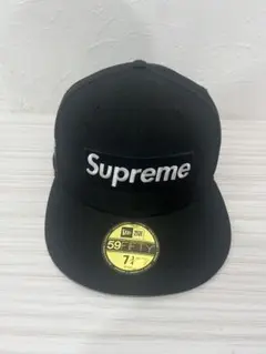 Supreme 59FIFTY キャップ ブラック 7 3/4