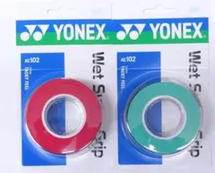 ヨネックス　ウェットスーパーグリップ AC102［3本入］WRとG ／〠m