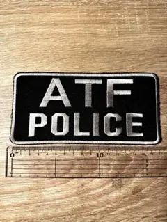 ATF POLICE パッチ 2枚セット spectresigns_atpp01bk