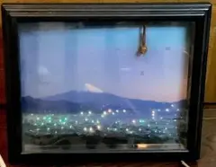 平成初期　JA 清水市　置き時計　富士山