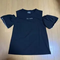 GLOBAL WORK フリル袖 Tシャツ 150