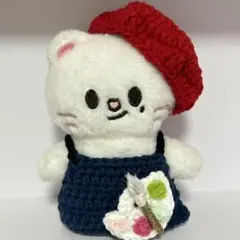 skzoo 10cm ジニレット ぬい服 帽子 ベレー帽 エプロン パレット
