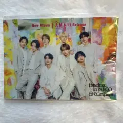 timelesz PARCO限定ステッカー