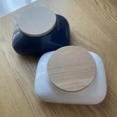 ideaco ウェットシートケース mochi モチ 陶器 イデアコ 北欧 2個