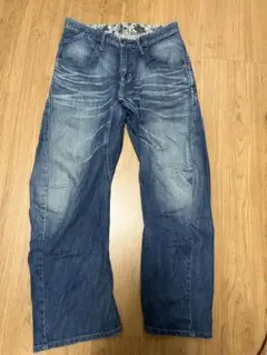 505 ブルーデニム ストレートパンツ　EDWIN