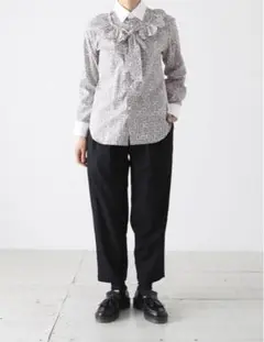 tricot COMME des GARCONS定番ウールスリット入りパンツ