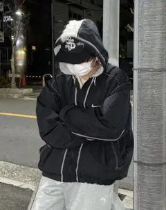 Tig 着用 Nike ナイロンジャケット 90s 銀タグ