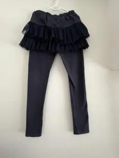 beeフリル付きレギンス 140cm ネイビー