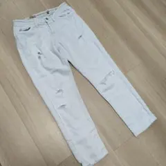 バルコニーアンドベッド　ホワイト　デニム