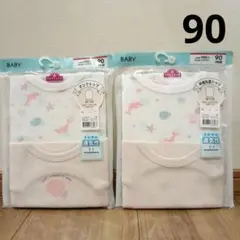 タンクトップ 肌着　半袖シャツ　下着　90　女の子