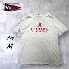 カレッジロゴ Tシャツ アラバマ大学 クリムゾンタイド (M)