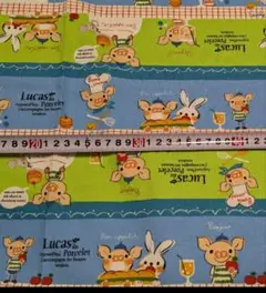 ●こぶたのリュカ●こぶたのルーカス●絵本キャラ●オックス●ブルー系●５０ｃｍ●