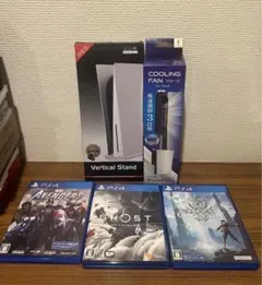PS5•PS4 ソフト クーリングファン　スタンドジグセット