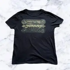 JUMANJI ジュマンジ Tシャツ ムービーTシャツ プリントTシャツ 黒色
