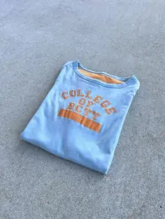 古着　ダブルフェイス　college ロゴ