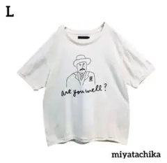 miyatachika半袖Tシャツかわいいデザインプリントカジュアル古着