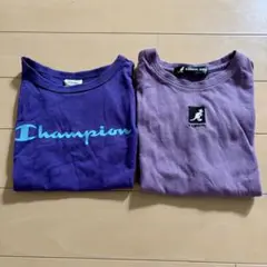 チャンピオン　カンゴール 紫　Tシャツ