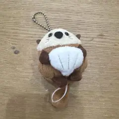 らっこぬいぐるみマスコット キーチェーン付き（海遊館）