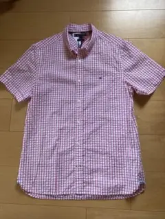 TOMMY HILFIGER スリムフィット 半袖シャツ L