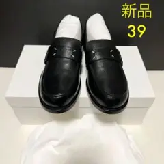 新品 メゾンマルジェラ ローファー Camden 4ステッチ レザー モカシン