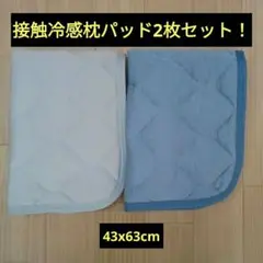 接触冷感枕パッド2枚セット　新品未使用