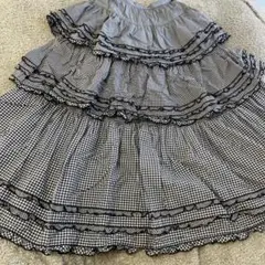 ワンダフルワールド♡3段ロングスカート
