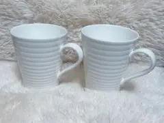 ROYAL DOULTON ホワイトマグカップ 2個セット